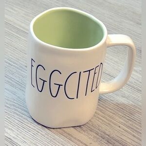 RAE DUNN Artisan EGGSITED Easter coffee mug cup drinkware. New condition.